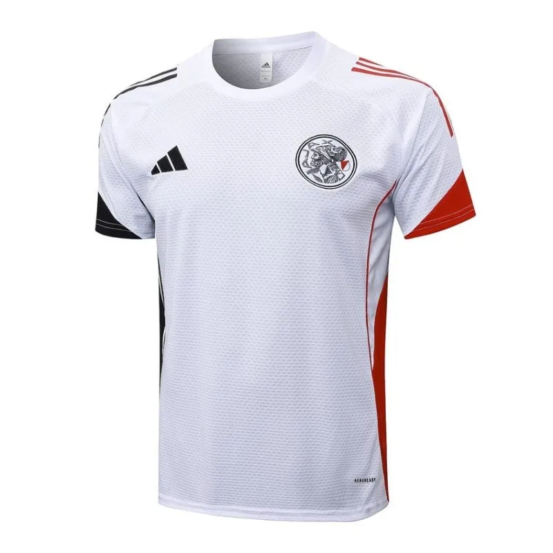 Ajax 2025/26 Training Jersey + Shorts - White