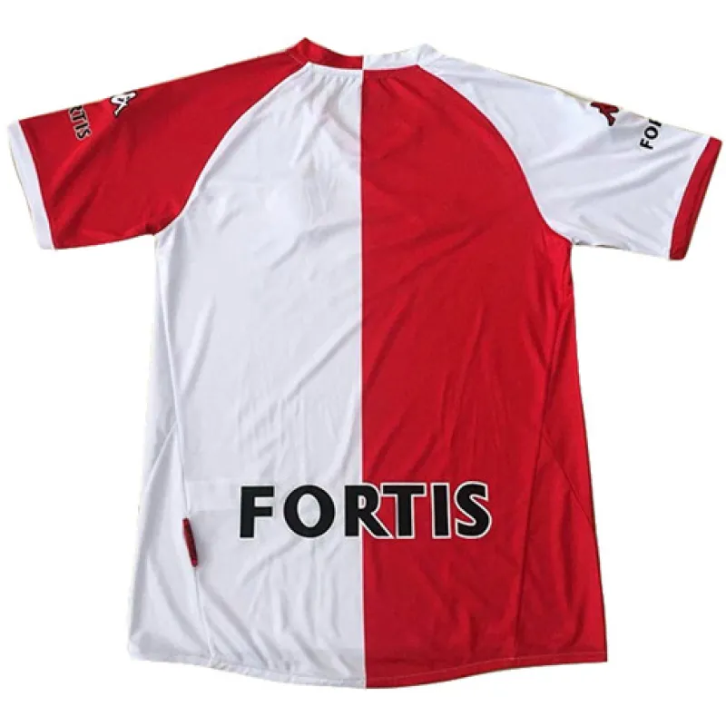 Feyenoord 2008 Heim-Retro-Trikot - Rot und Weiß
