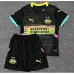 PSV Eindhoven 2024/25 Auswärtstrickot für Kinder - Schwarz