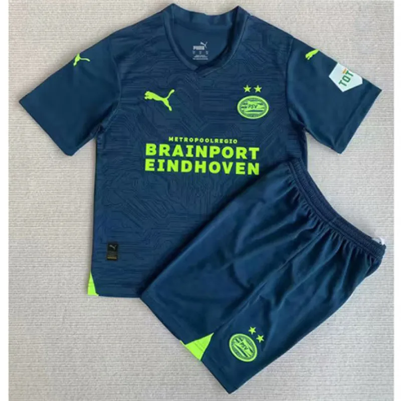 Maillot de football pour enfants du PSV Eindhoven 2024/25 - Bleu