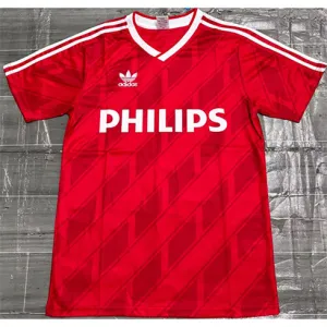 PSV Eindhoven 1987/88 Home Retro Jersey - Red