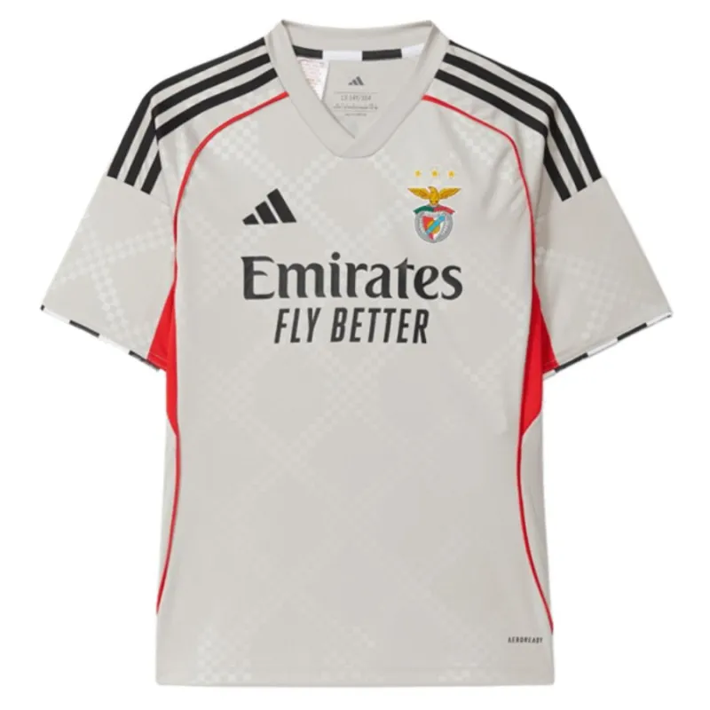 Benfica Kids' 2025/26 Away Jersey - Beige