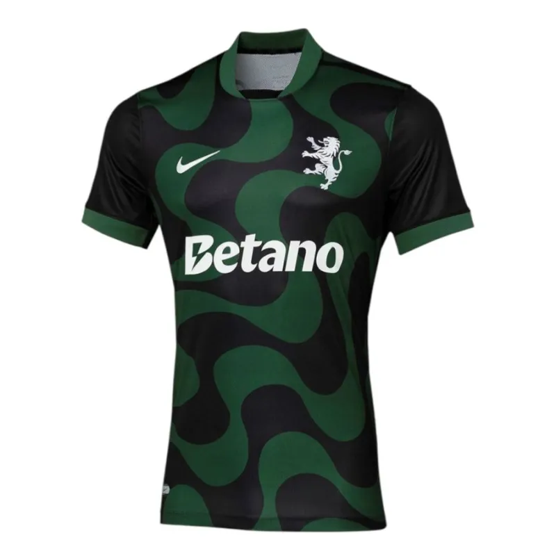 Maglia terza femminile del Sporting CP 2025/26 - Nero/Verde