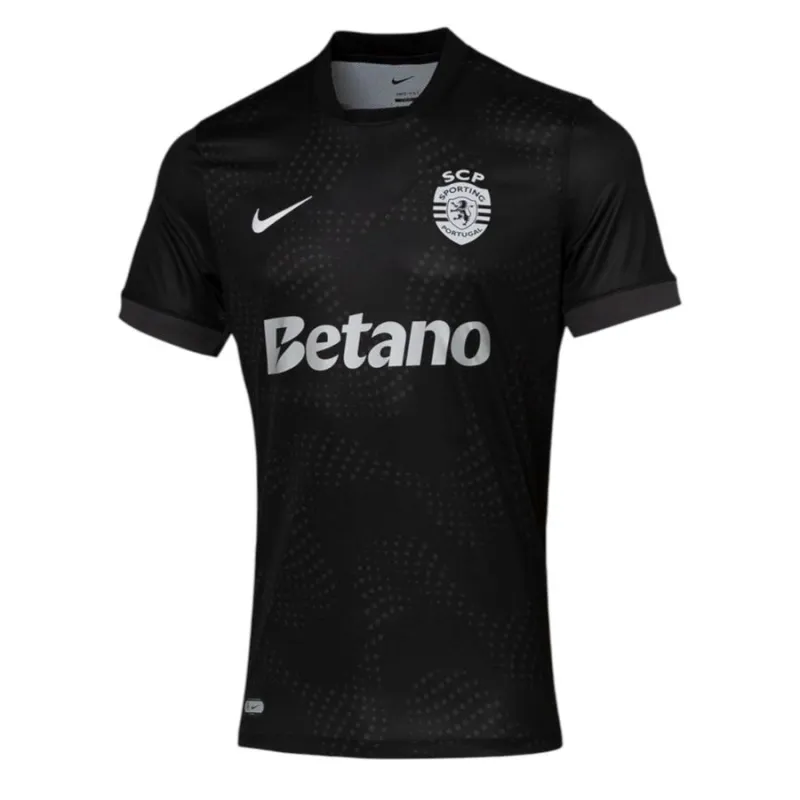 Sporting CP Maglia away per bambini 2025/26 - Nera