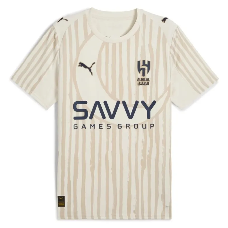 Al Hilal 2025 Club-Weltpokal-Kinder-Auswärtstrikot - Beige