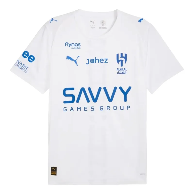 Al Hilal 2025/26 Auswärts-Spieler-Trikot - Weiß