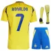 Al - Nassr 2024/25 Home Kids' Jersey Set with Ronaldo - Yellow