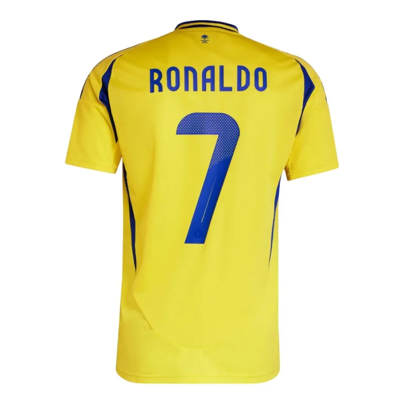 Al - Nassr 2024/25 Home Kids' Jersey with Ronaldo - Yellow