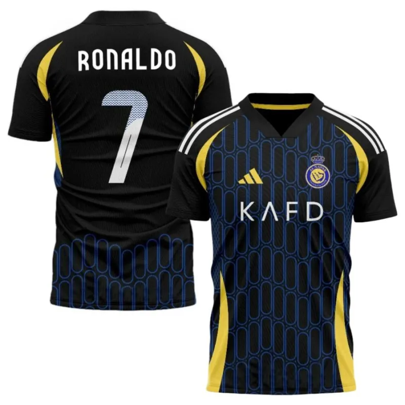 Ronaldo Al Nassr 2024/25 Away 7 Jersey - Black