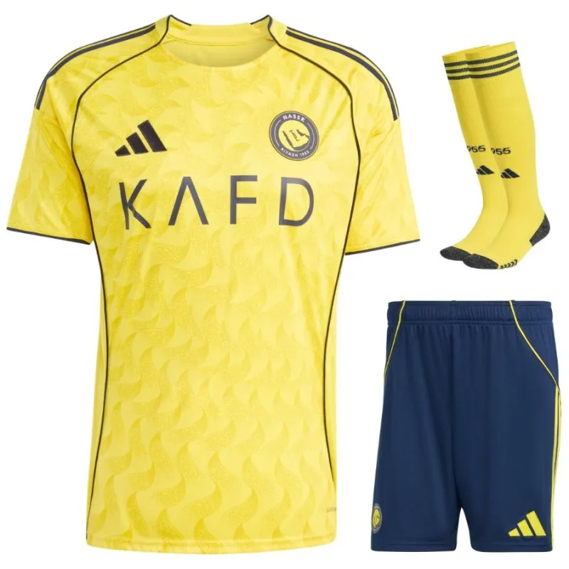 Al Nassr 2025/26 Children’s Home Kit Jersey - Yellow