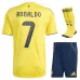 Al Nassr RONALDO 2025/26 Kinder Heimtrikot Set - Gelb