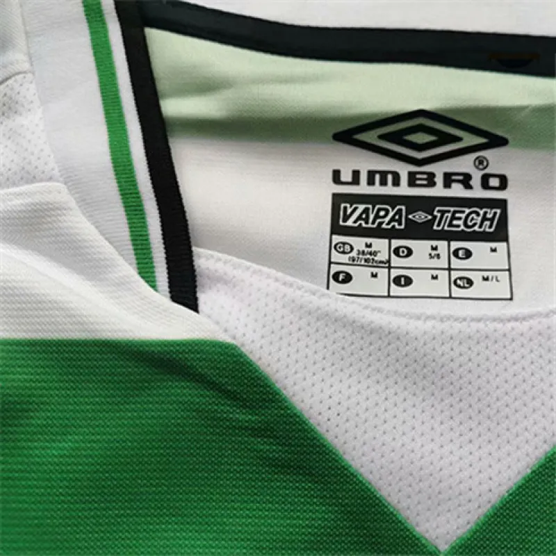 Celtic 2001-03 Home Retro Jersey - White/Green