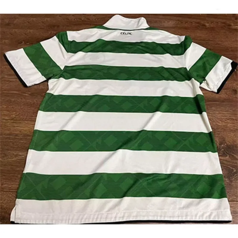 Celtic 2010/12 Home Retro Jersey - White/Green