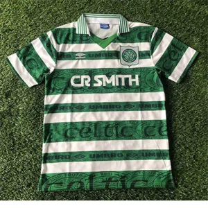 Maglia retro di casa di Celtic 1995 - 97 - Bianca/Verde