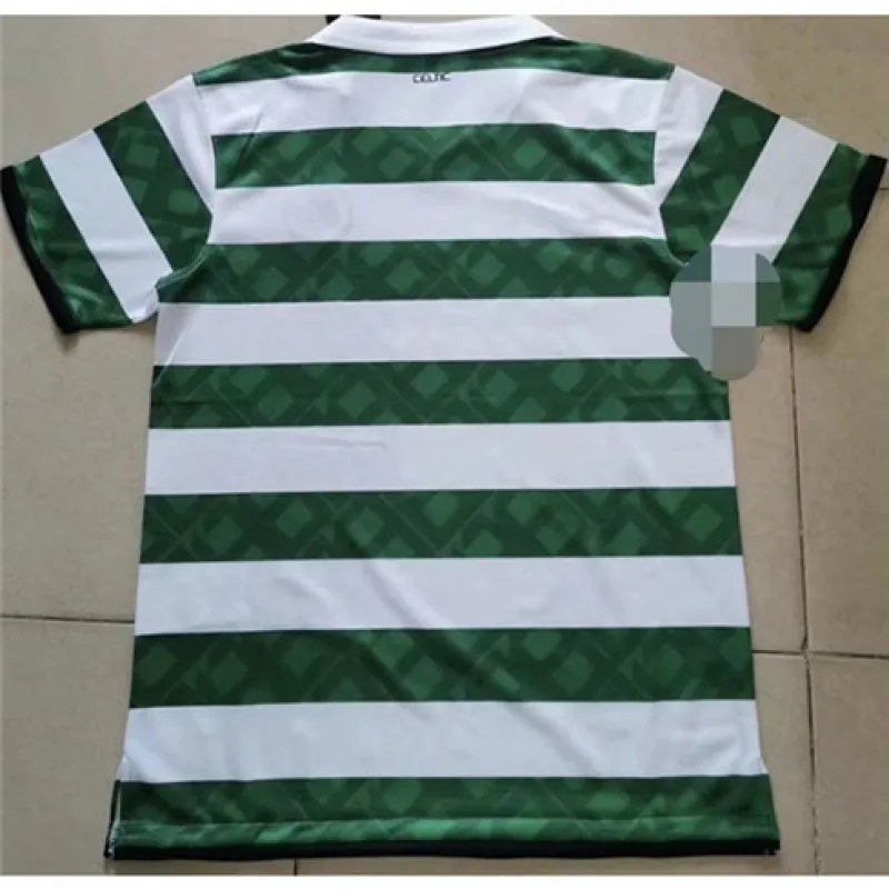 Maillot retro domicile de Celtic 2011 - Blanc/Vert
