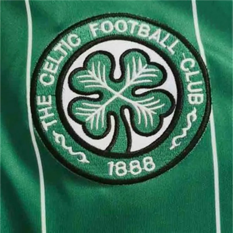 Maillot retro de domicile de Celtic 1984 - 86 - Vert