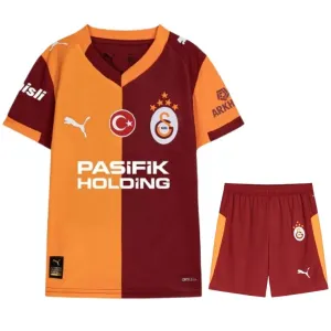 Galatasaray 2025/26 Home Kids' Jersey + Shorts - Red/Orange