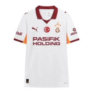 Galatasaray 2025/26 Away Kids' Jersey - White