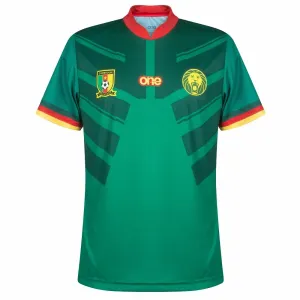 The home jersey of the Cameroon national team in the 2022 World Cup, green.