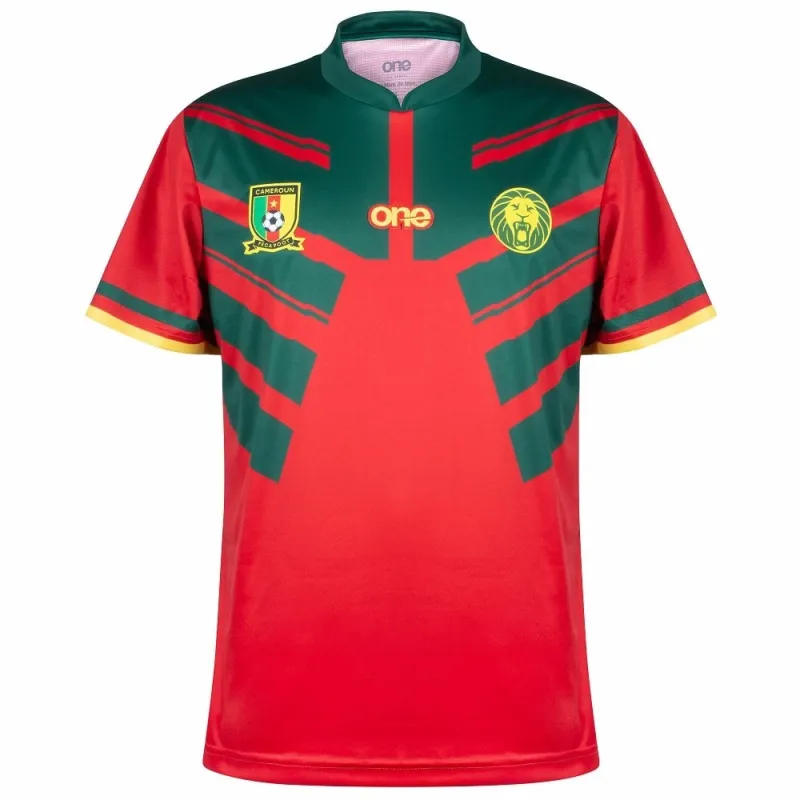The Cameroon's jersey for the 2022 World Cup, red.