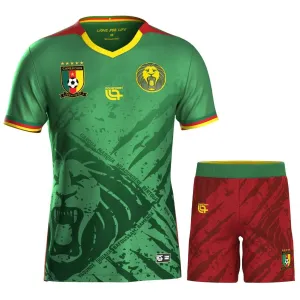 Cameroon Kids' 2025/26 Home Kit - Green