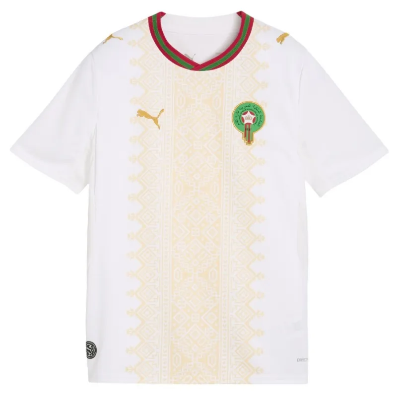 Morocco 2026 World Cup Away Kids Jersey White