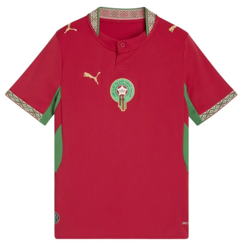 Morocco 2026 World Cup Home Kids Kit Red