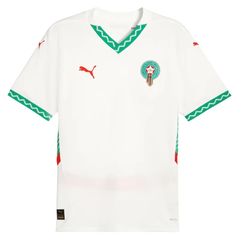 Marruecos 2024/25 Camiseta Visitante Réplica - Blanca