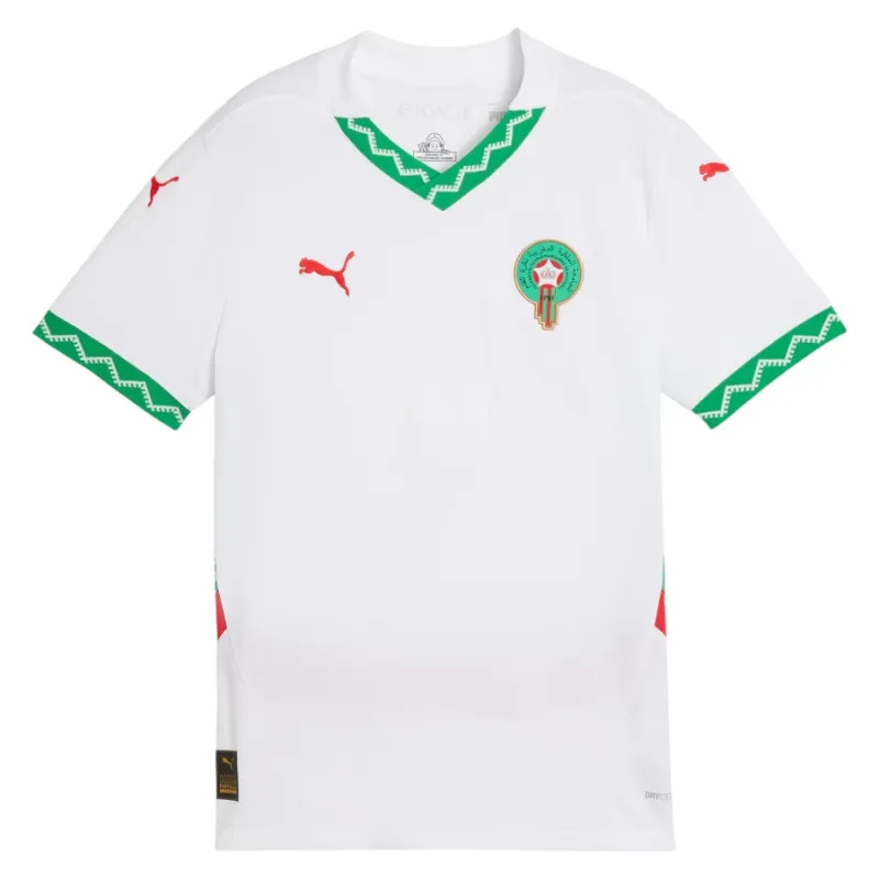 Morocco 2024/25 Away Replica Kids Jersey - White