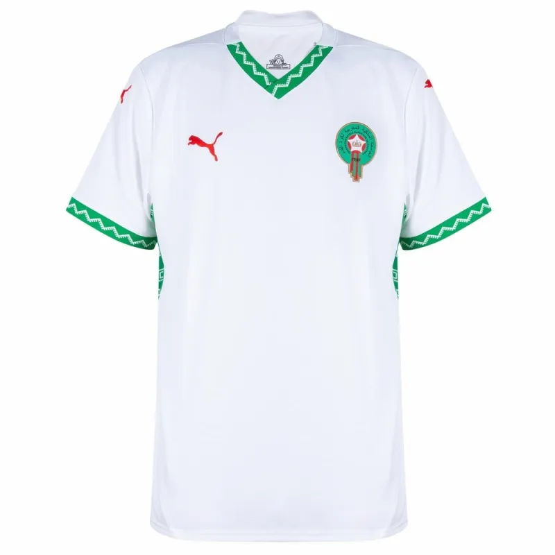 Marocco 2026/27 Maglia di giocatore di trasferta - Bianco