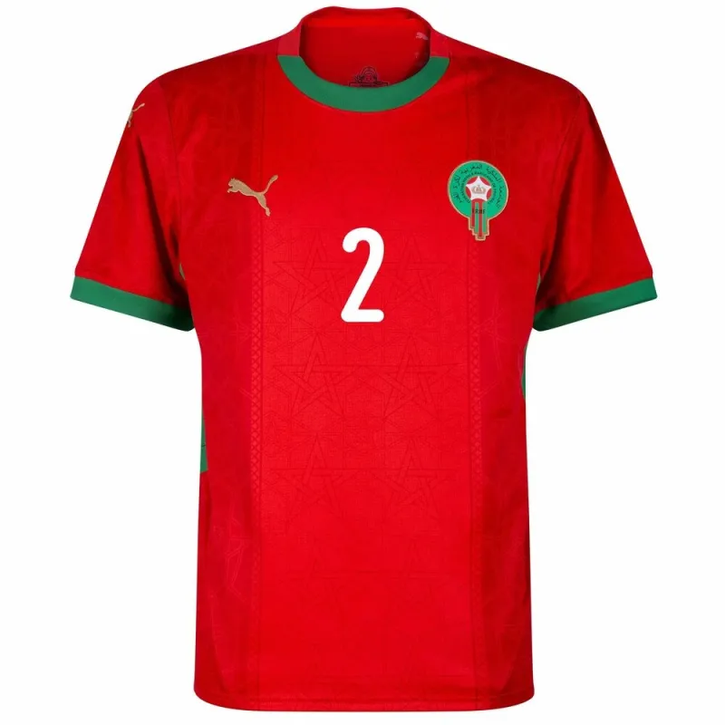 Marocco HAKIMI Maglia Casa 2026/27 - Rosso