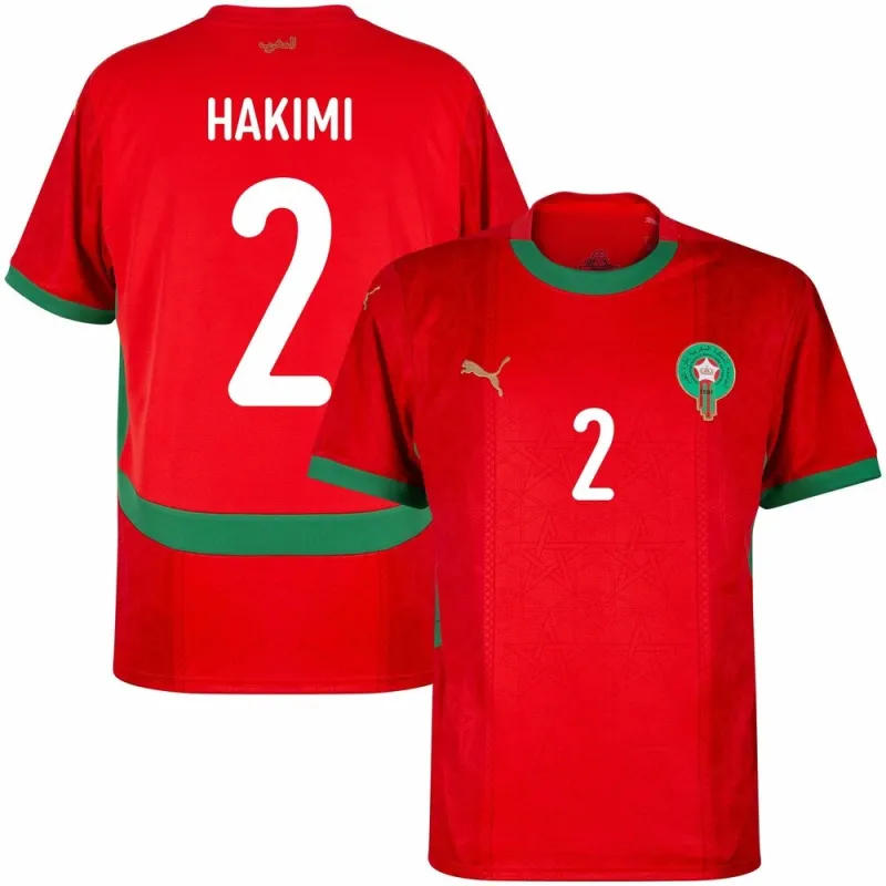 Marocco HAKIMI Maglia Casa 2026/27 - Rosso