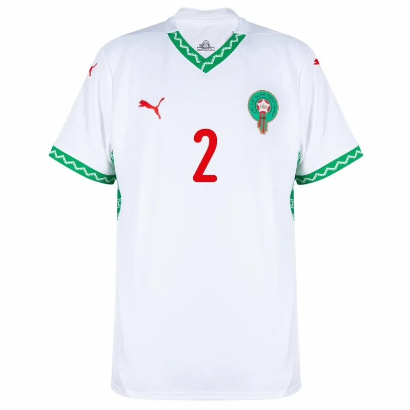 Marokko HAKIMI Auswärts-Trikot 2026/27 - Weiß