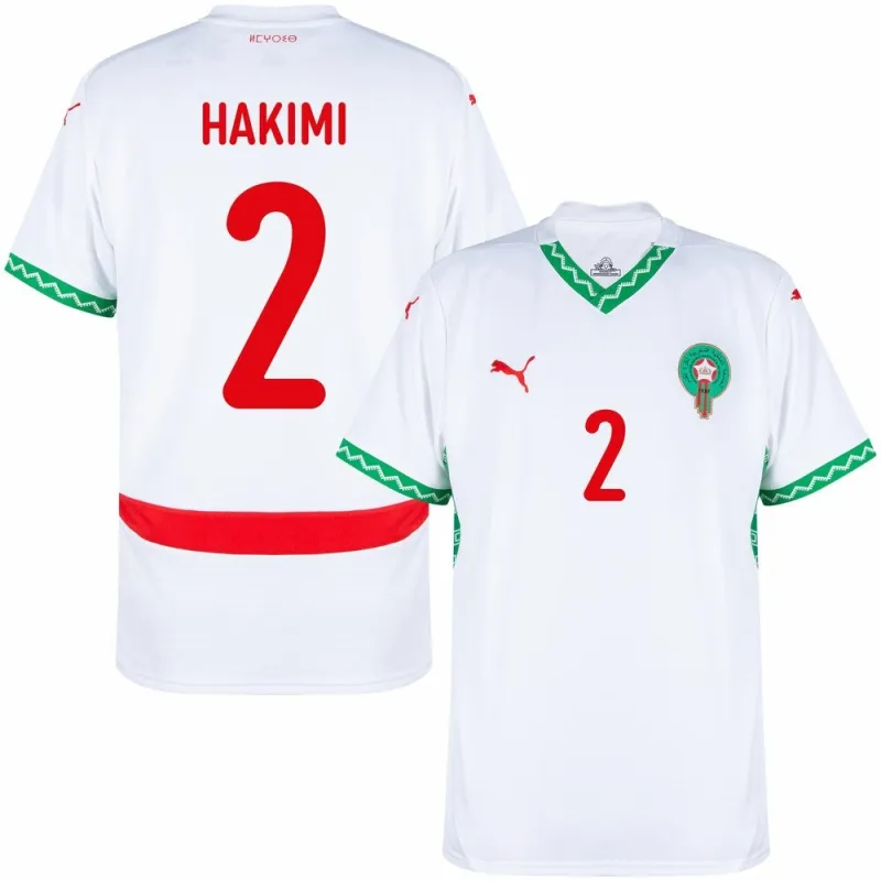 Marokko HAKIMI Auswärts-Trikot 2026/27 - Weiß