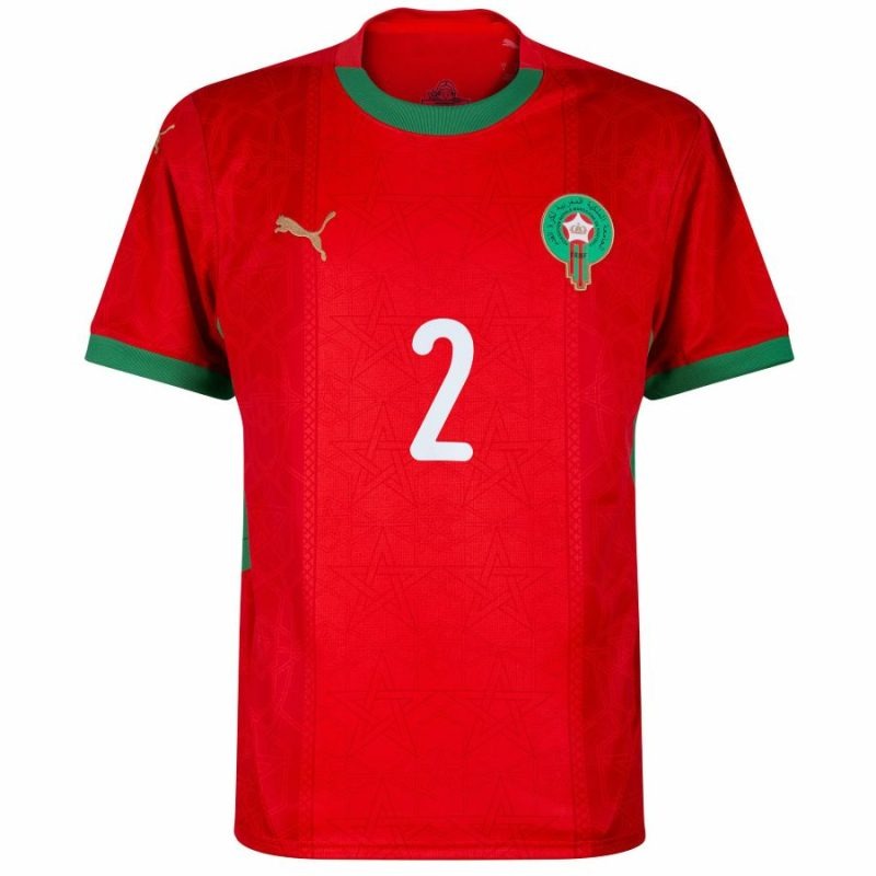 Marocco HAKIMI Kit Bambino Casa 2026/27 - Rosso