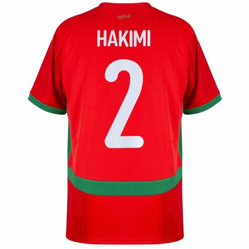 Marocco HAKIMI Kit Bambino Casa 2026/27 - Rosso