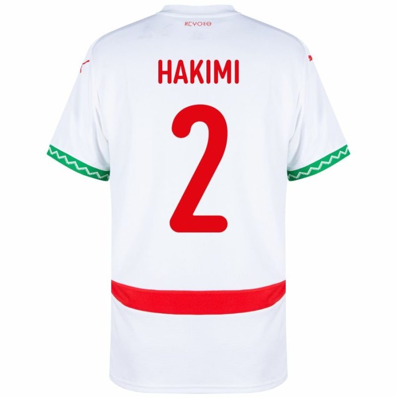 Morocco HAKIMI 2026/27 Away Kids' Kit - White