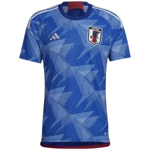 The fan version of the blue home jersey of the Japanese national team in the 2022 World Cup.