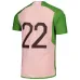 The special edition of the Japanese national team's jersey in pink for the 2022 World Cup.