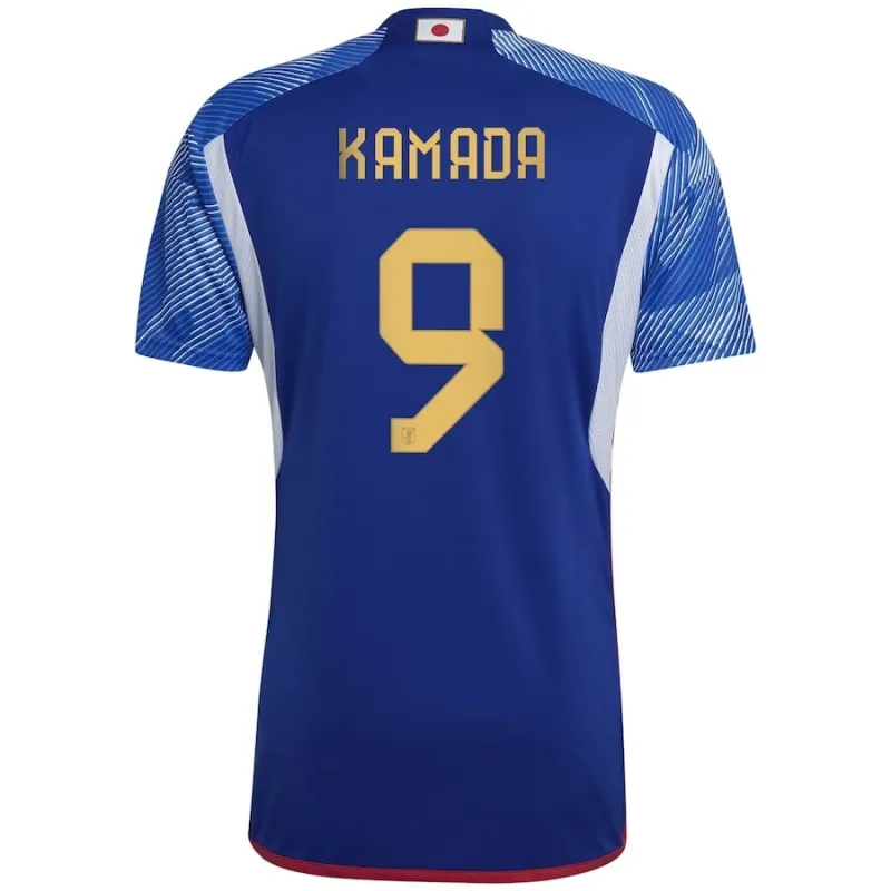 Japón KAMADA Copa Mundial 2022 camiseta local azul