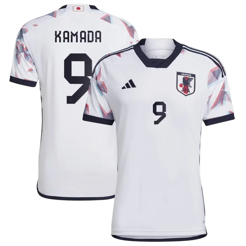 Japan Nationalmannschaft Auswärtstrikot Weltmeisterschaft 2022 - Kamada - Weiß