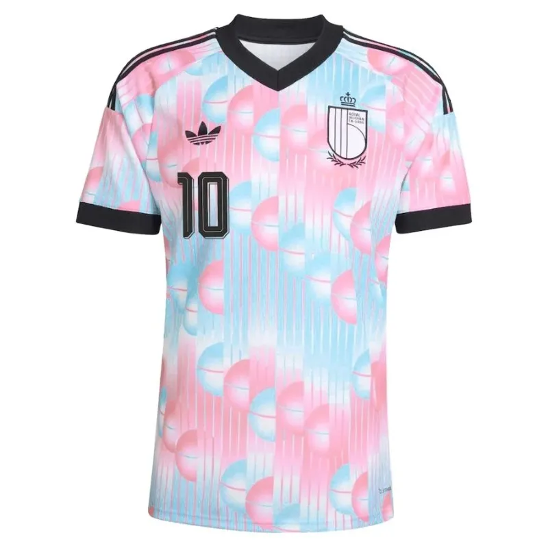 Belgium LUKAKU 2026/27 Kids Away Set Blue Pink