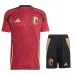 Belgien 2024/25 Kinder-Heimtrikot + Shorts - Rot