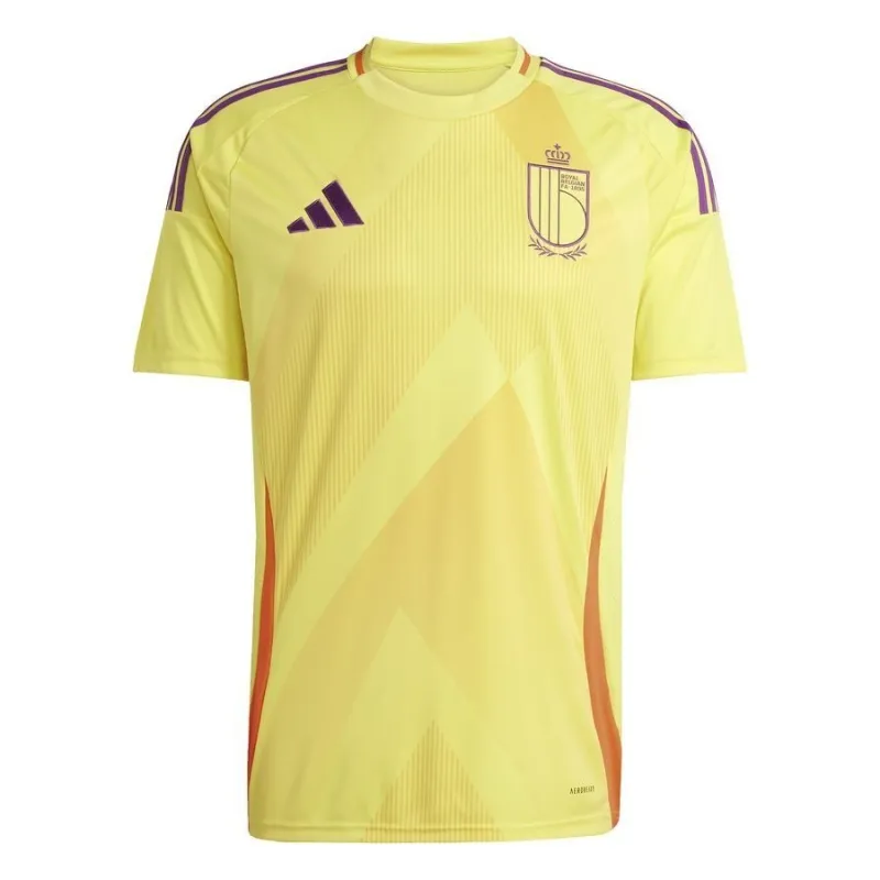 Maillot extérieur de la Belgique pour l'Euro 2024 - Jaune