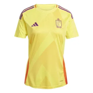 Maglia trasferta femminile della Belgio per l'Euro 2024 - Giallo