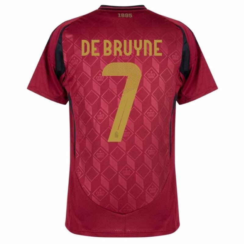 Belgio DE BRUYNE Maglia Home 2024/25 - Rosso