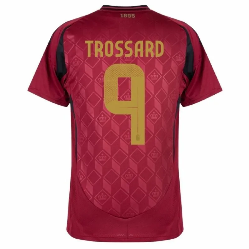 Bélgica TROSSARD Camiseta Local 2024/25 - Roja