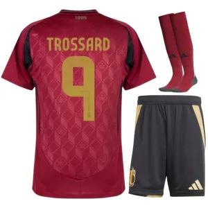 Belgio TROSSARD Kit Bambino Home 2024/25 - Rosso