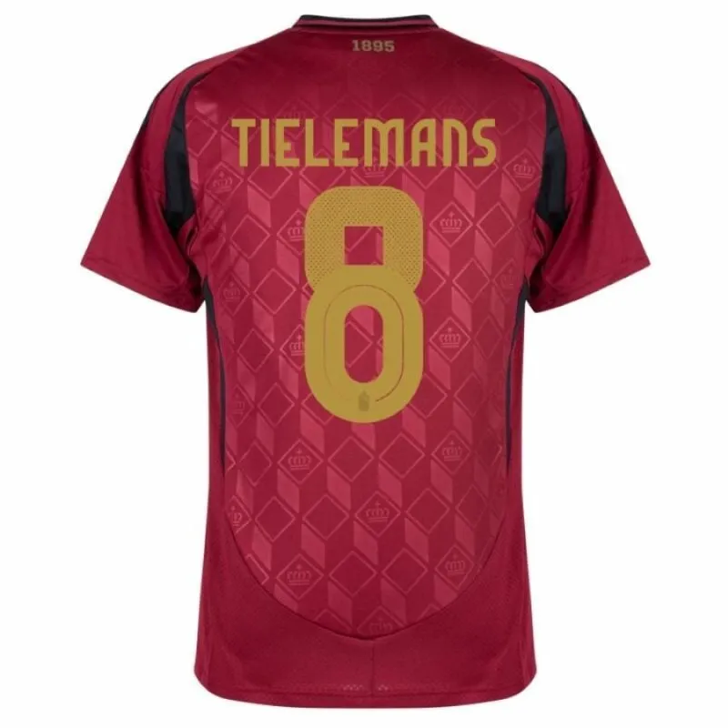 Belgio TIELEMANS Maglia Home 2024/25 - Rosso