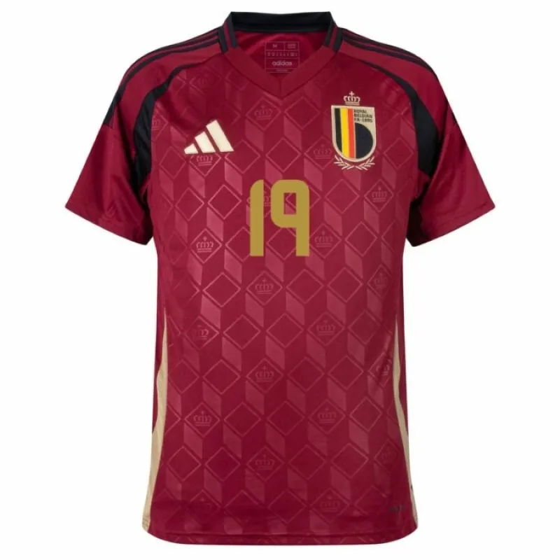 Belgium BAKAYOKO 2024/25 Home Jersey - Red
